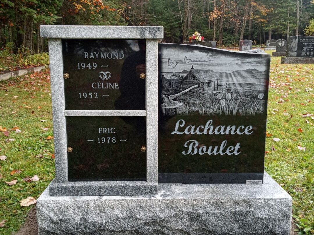 Columbarium familial avec image personnalisée