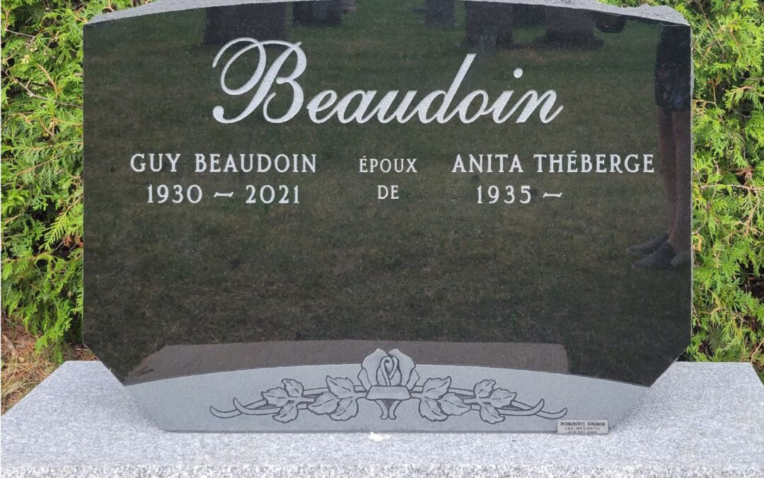 Pierre tombale Modèle 119 – Beaudoin