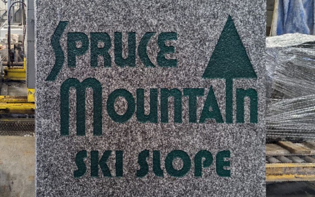 Projet coorporatif, Affiche Spruce Mountain Ski Slope, Maine