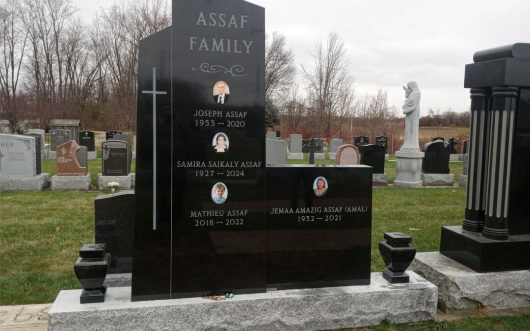 Projet spécial pierre tombale famille Assaf