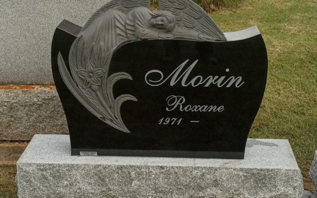 Angel and flower sculpture MSG-31 horizontal