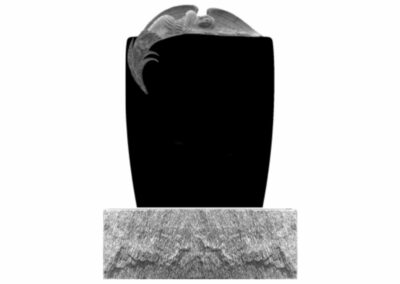 Sculpture ange et fleur MSG-31 vertical