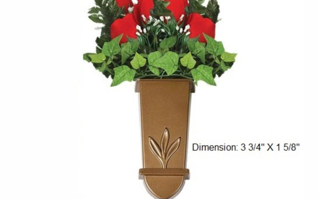 Porte fleur mini pour porte columbarium